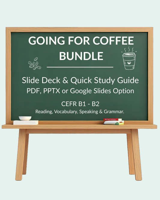 English Lesson Bundle: Going for Coffee