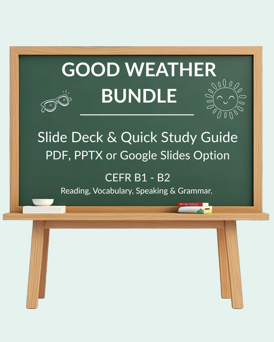 English Lesson Bundle: Good Weather