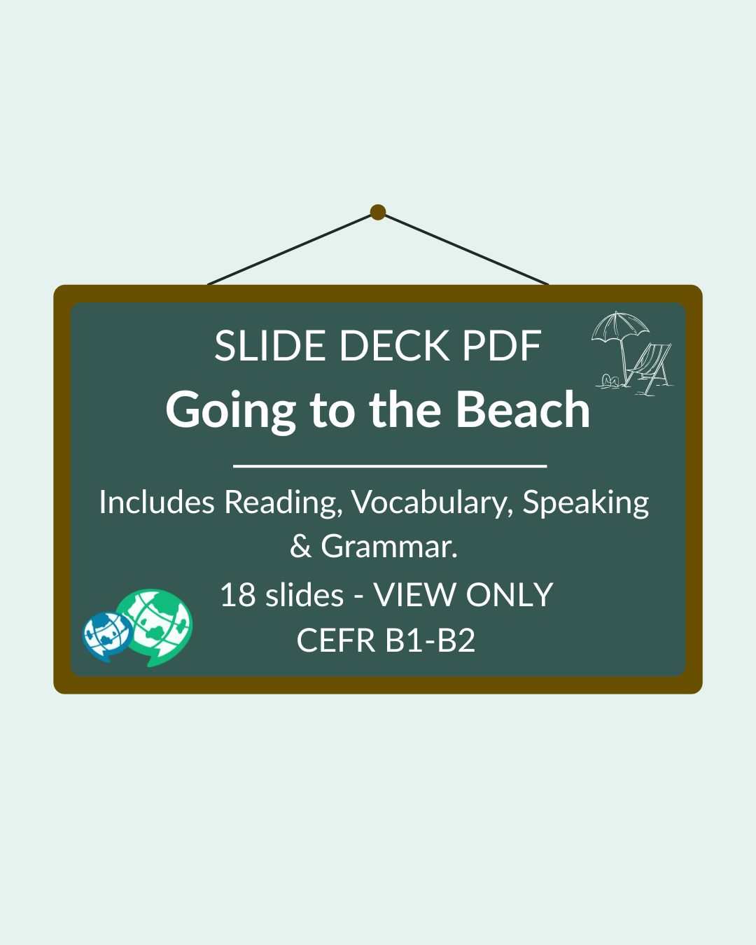 Going to the Beach - PDF Slide Deck