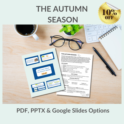 English Lesson Bundle: The Autumn Season
