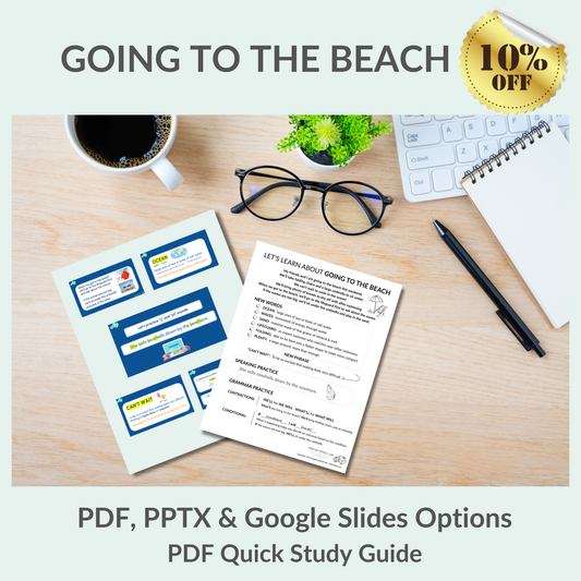 English Lesson Bundle: Going to the Beach
