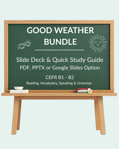 English Lesson Bundle: Good Weather
