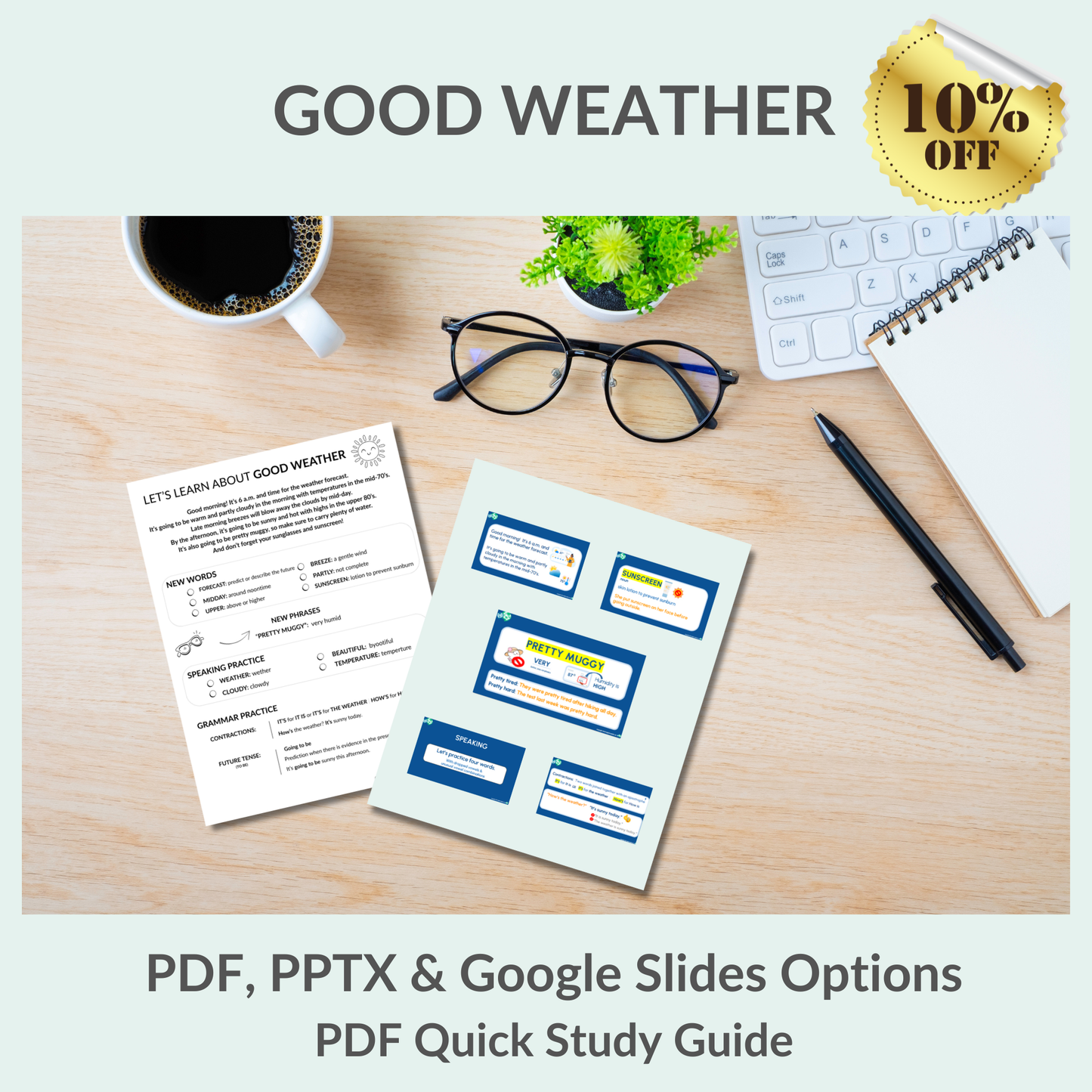 English Lesson Bundle: Good Weather