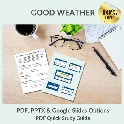 English Lesson Bundle: Good Weather
