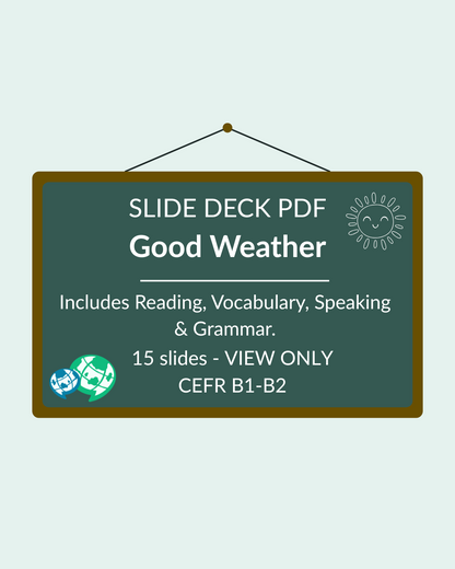 Good Weather - PDF Slide Deck