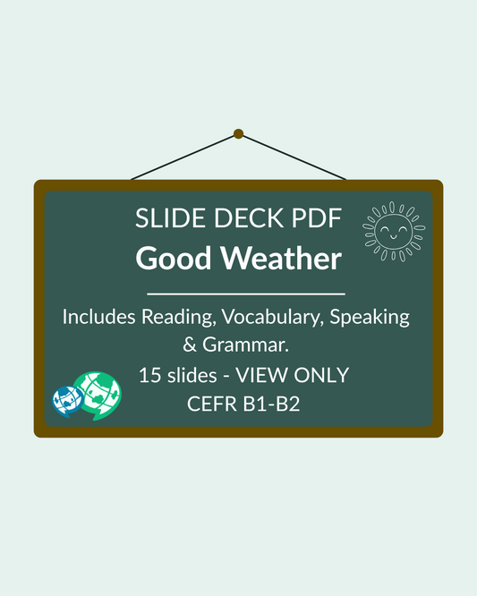 Good Weather - PDF Slide Deck