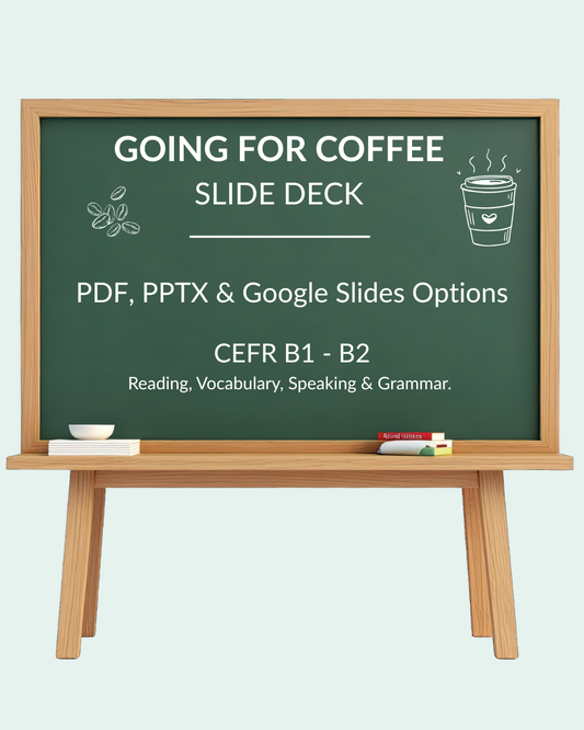 English Lesson Slide Deck:  Going for Coffee