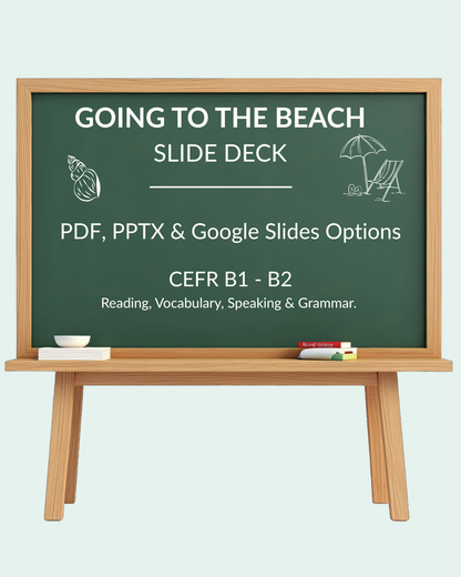 English Lesson Slide Deck: Going to the Beach