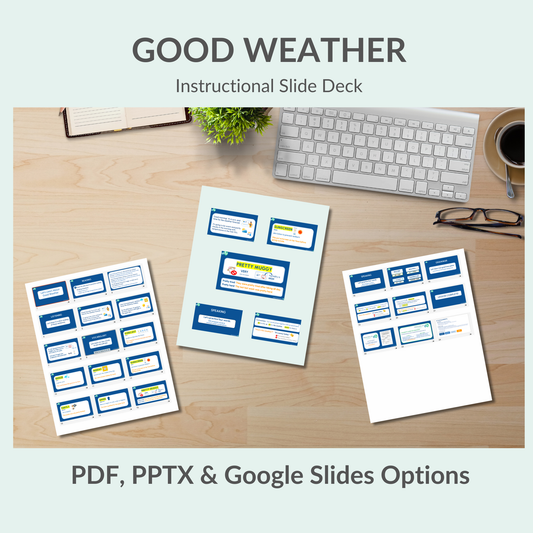 English Lesson Slide Deck:  Good Weather